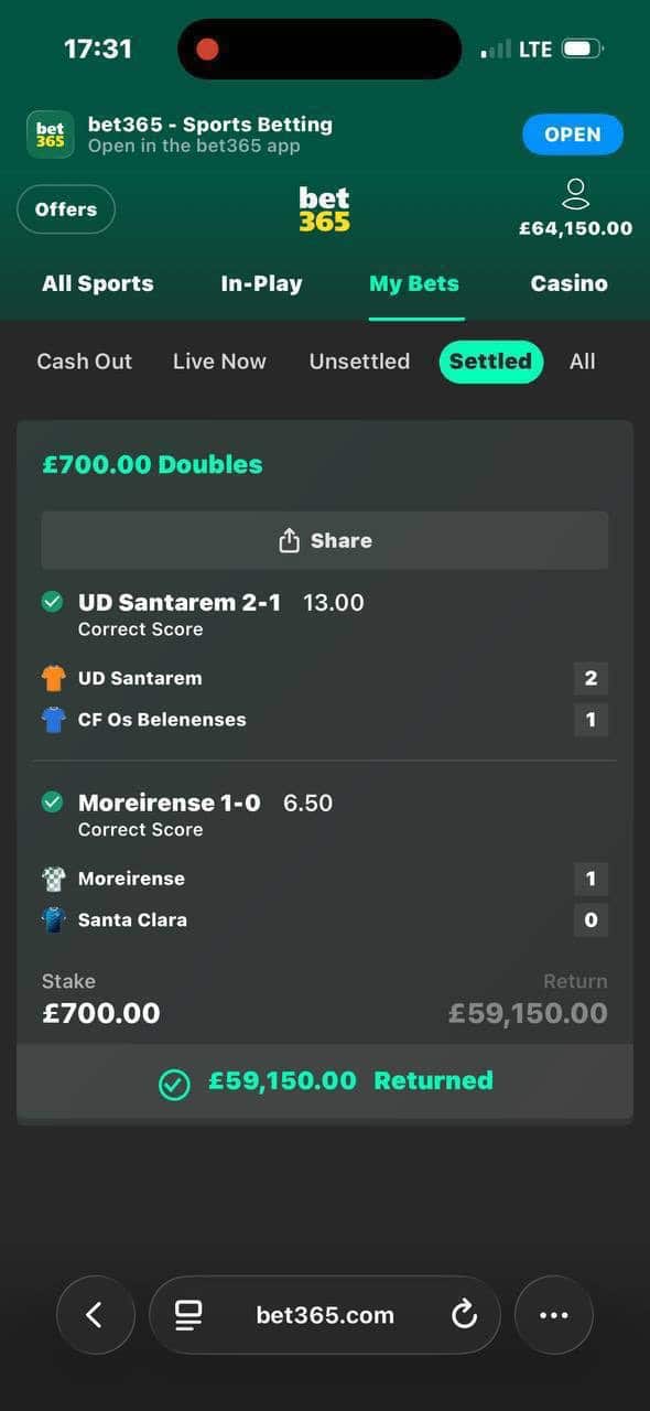 Genuine Winning Matches Today